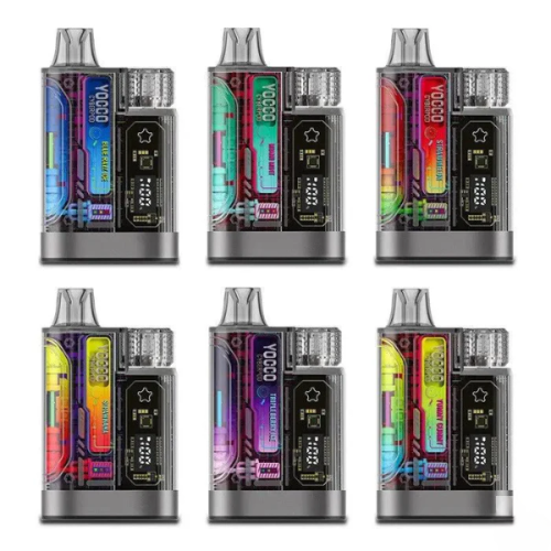 Yocco Cyberpod 12k Disposable Pack of 5 Blue Razz Ice