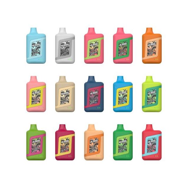Smok Novo 9000 Puffs All Flavors Family Picture Lights On