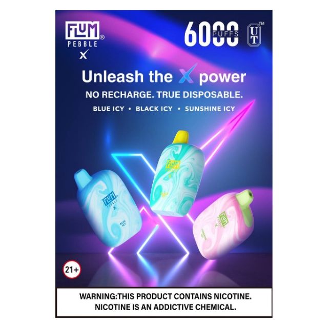 Flum Pebble X 6000 Puffs Disposable