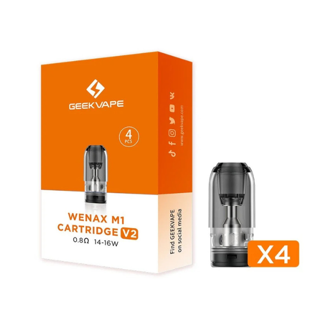 GeekVape Wenax M1 V2 Replacement Pod-4-Pack - Vape Wholesale USA