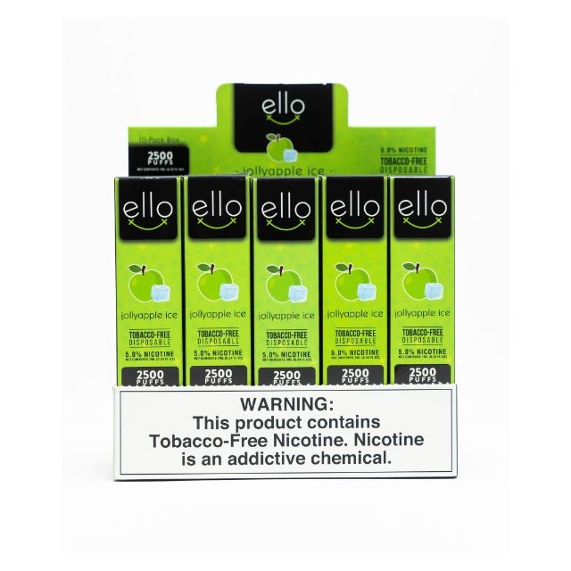 BLVK Ello 2500 Puffs TFN Disposable 10-Pack