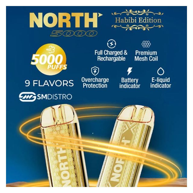 North 5000 Puffs Disposable Habibi Edition