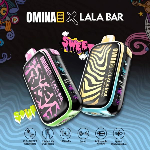 OMINA Bar x Lala Bar 40,000 Puffs Disposable